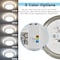 Luxrite 12in Emergency LED Flush Mount Light with Battery Backup 5CCT 2700K-5000K 14W 1120LM Dimmable ETL LR23286-R-1PK - alternate 7
